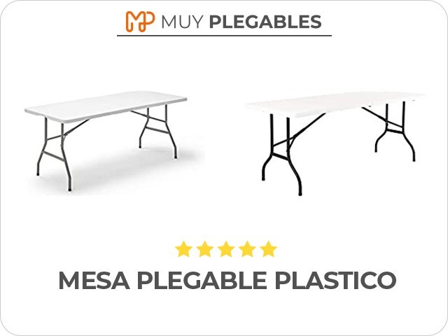 mesa plegable plastico