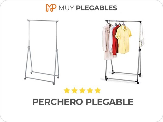 perchero plegable