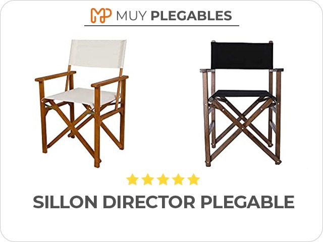 sillon director plegable