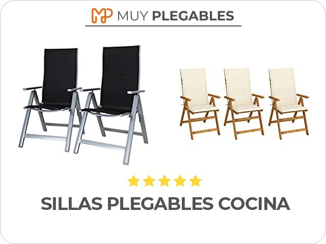 sillas plegables cocina