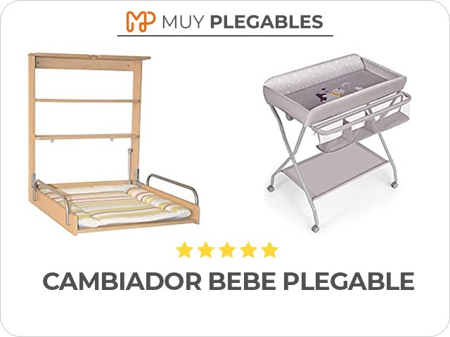 cambiador bebe plegable