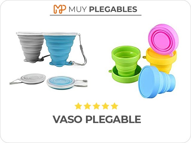 vaso plegable