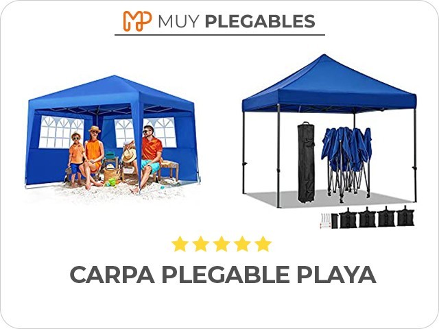 carpa plegable playa