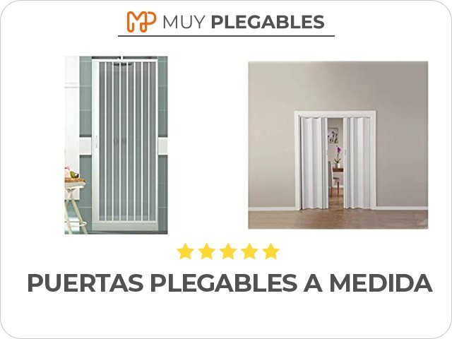 puertas plegables a medida