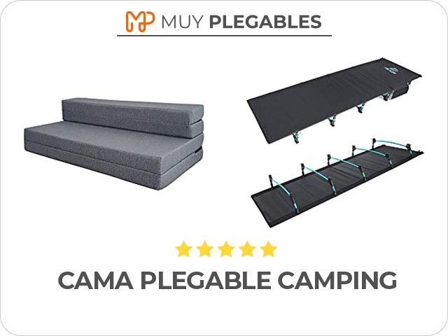 cama plegable camping