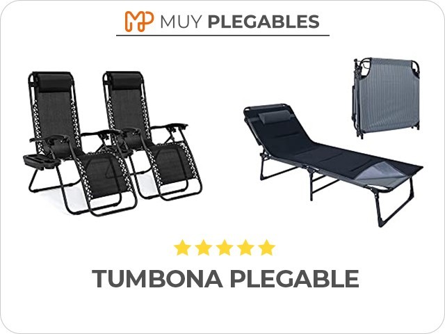 tumbona plegable