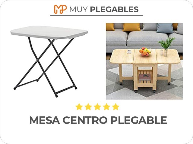 mesa centro plegable