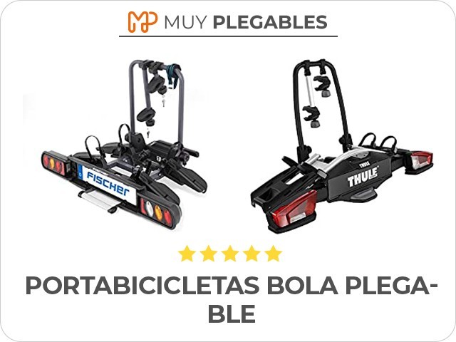 portabicicletas bola plegable