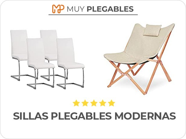 sillas plegables modernas