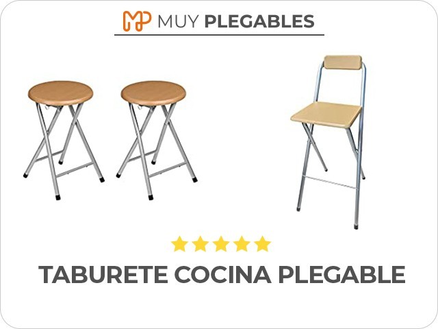 taburete cocina plegable