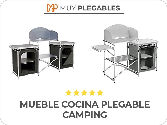 mueble cocina plegable camping