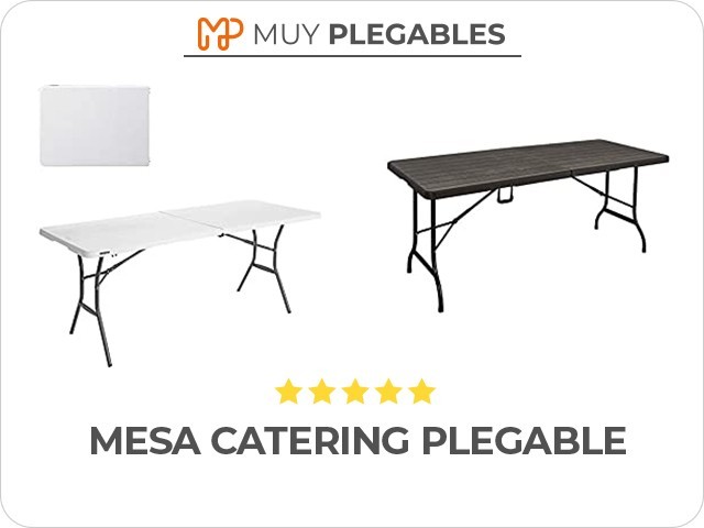 mesa catering plegable