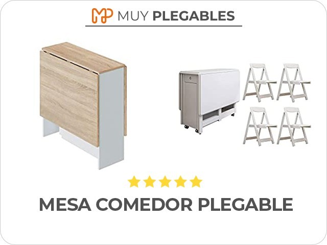 mesa comedor plegable