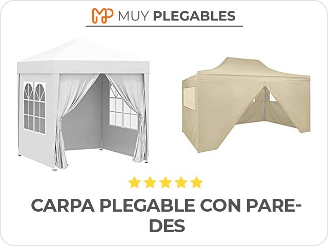 carpa plegable con paredes