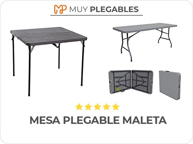 mesa plegable maleta