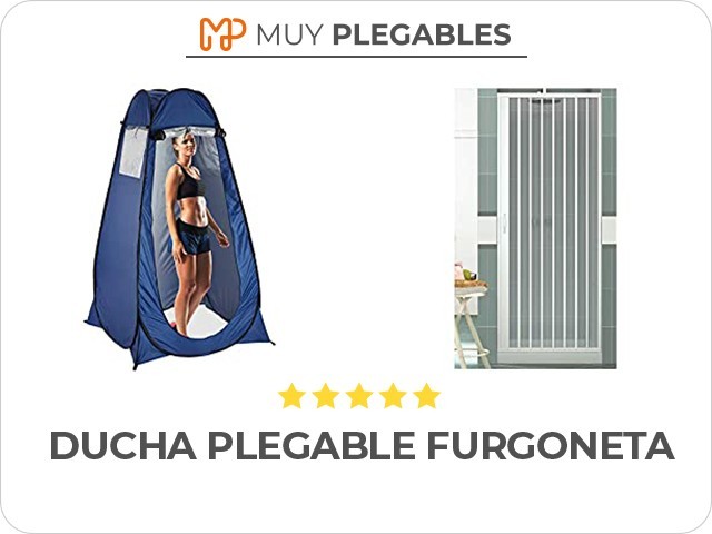 ducha plegable furgoneta