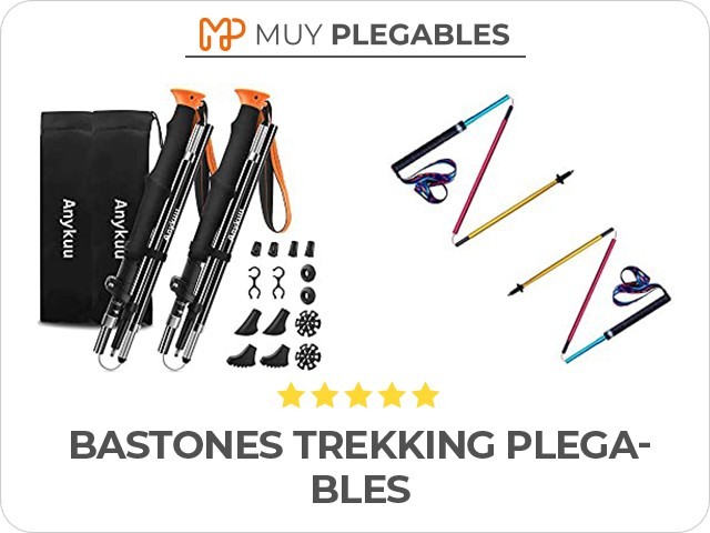 bastones trekking plegables