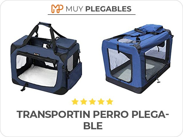 transportin perro plegable