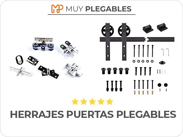 herrajes puertas plegables