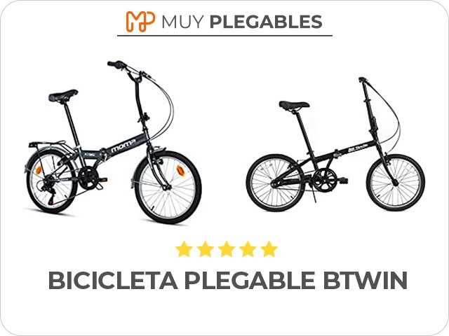 bicicleta plegable btwin