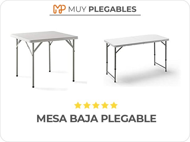 mesa baja plegable