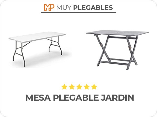 mesa plegable jardin