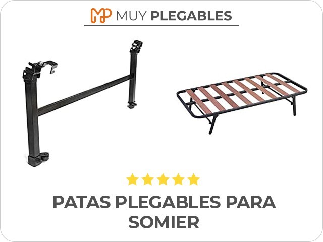 patas plegables para somier