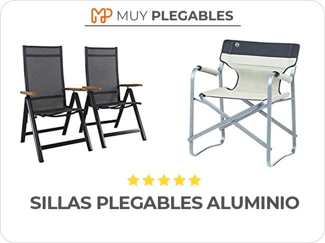 sillas plegables aluminio