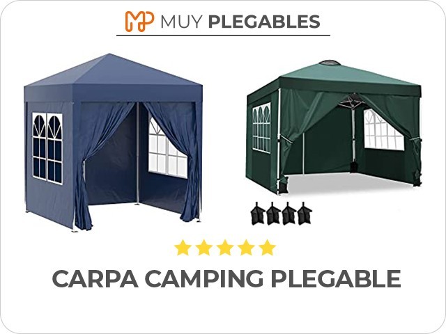 carpa camping plegable