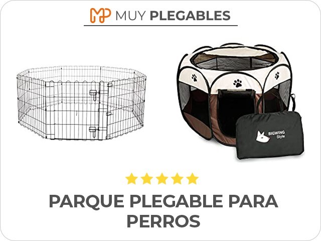 parque plegable para perros