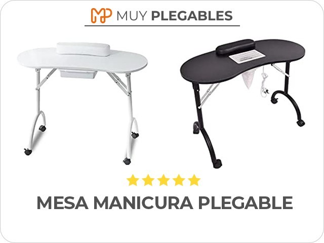 mesa manicura plegable