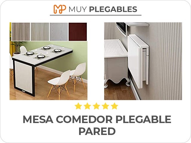 mesa comedor plegable pared