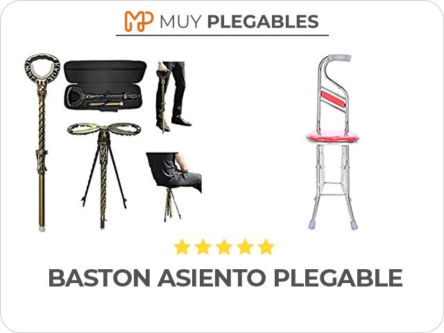 baston asiento plegable