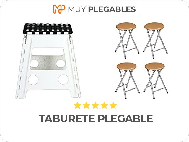 taburete plegable