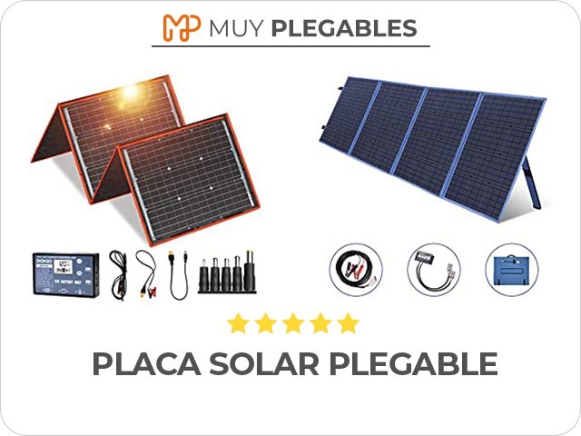 placa solar plegable