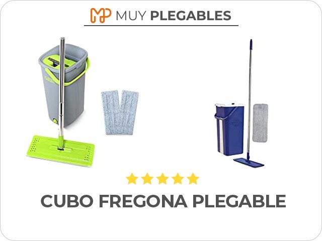 cubo fregona plegable