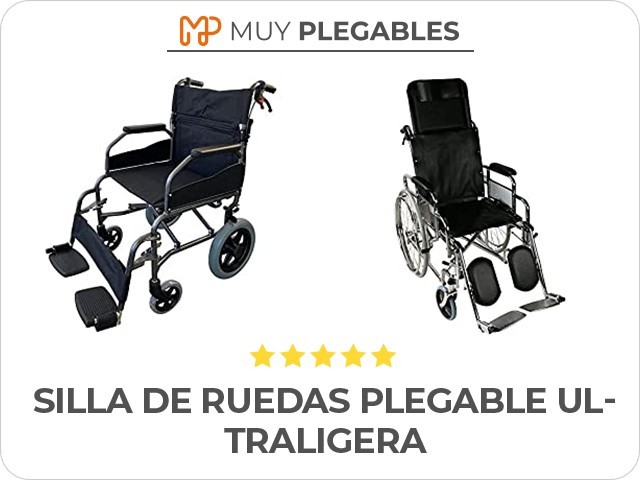 silla de ruedas plegable ultraligera