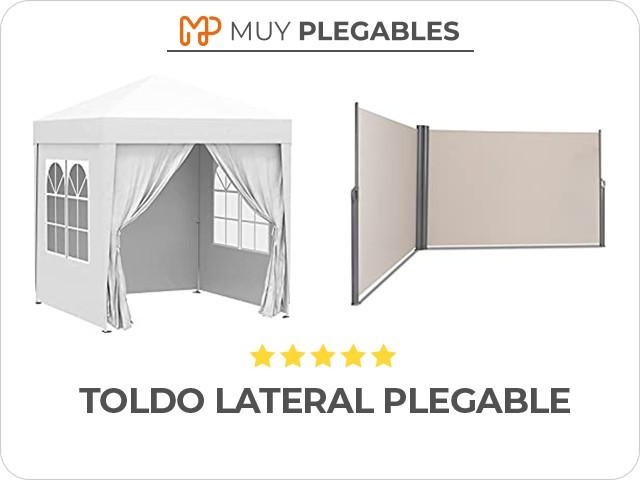 toldo lateral plegable