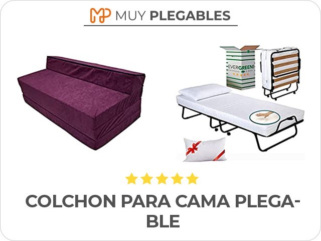 colchon para cama plegable