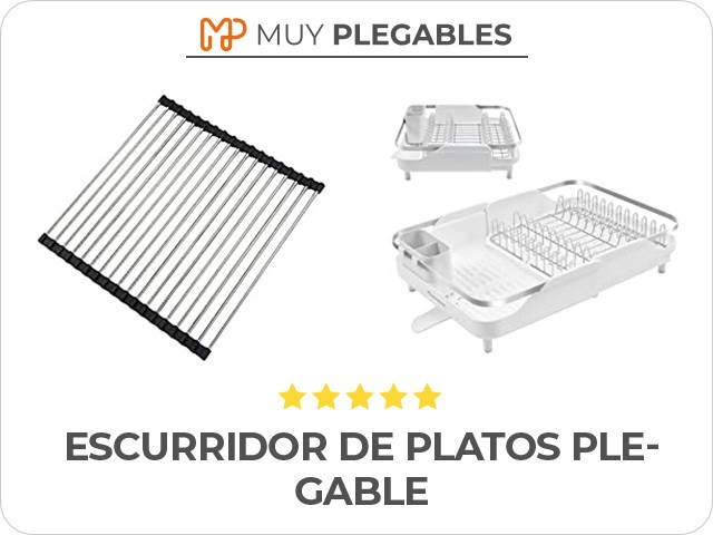 escurridor de platos plegable