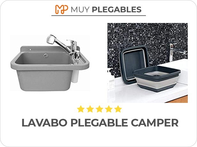 lavabo plegable camper