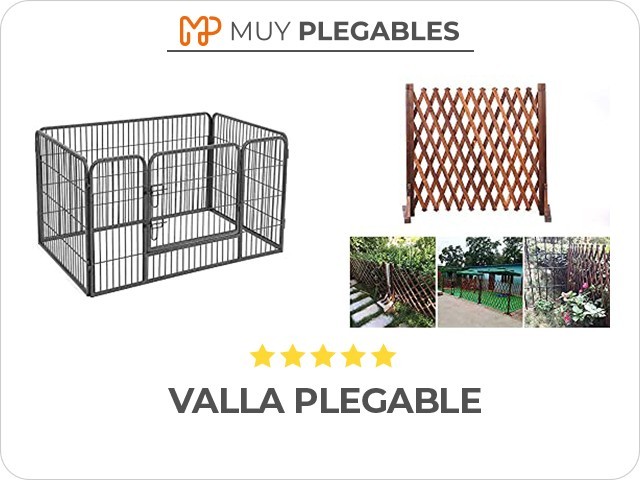 valla plegable