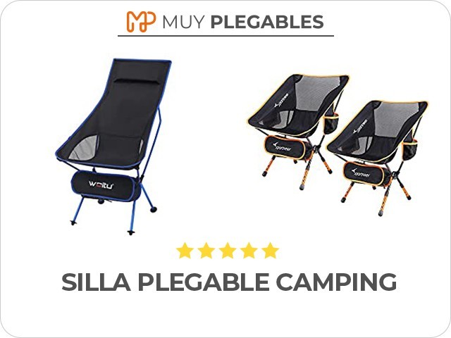 silla plegable camping