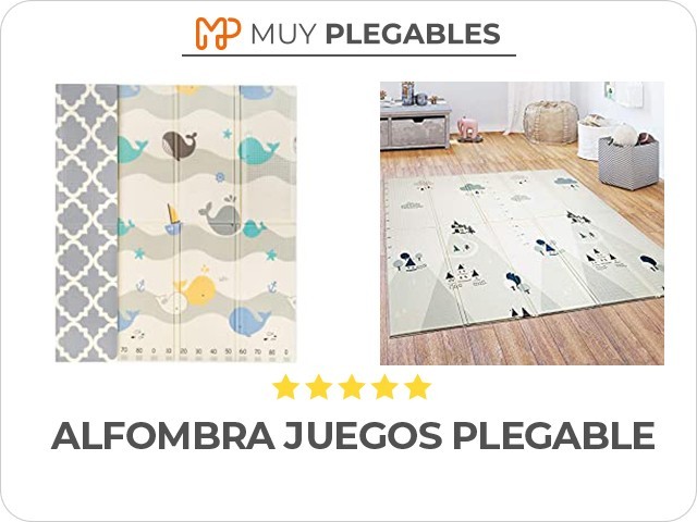 alfombra juegos plegable