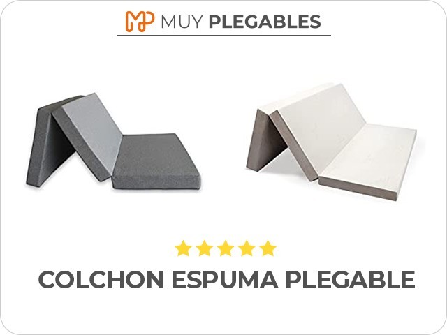 colchon espuma plegable