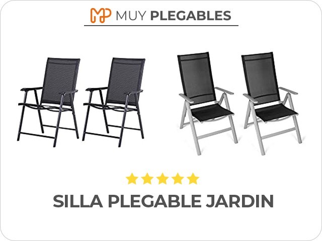 silla plegable jardin