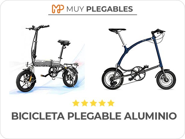 bicicleta plegable aluminio