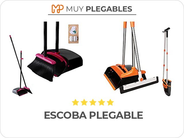 escoba plegable