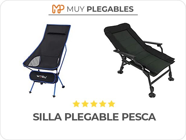 silla plegable pesca