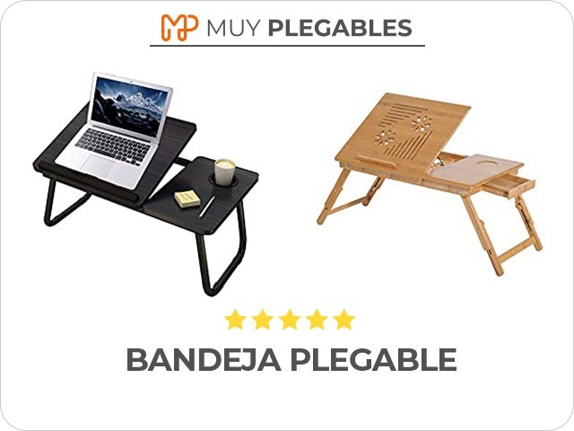 bandeja plegable